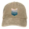 Beretas de montaña Capilla de béisbol Tap AttleableStrucker Hat camionero ajustable en toda la temporada Sombreros de algodón de algodón Papá para niña regalo