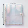 2024 100/200 Pockets Laser Photo Album PVC Photocard Binder Card Holder Jelly Color Star Album for Mini Instax Name Card 3/5inchfor jelly color card holder