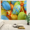 Arazzi personalizzati con uova di Pasqua personalizzata muro di arazzo boho decorazione per casa decorazione per casa tappeto