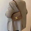 Designer di borsette 50% Sconto sulle borse da donna di marca calda Lisas Nuova borsa trionfale Small Square a una spalla Crossbody Womens