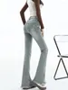 Women's Jeans Tight High Waist Aesthetics Y2k Clothes Vintage Washed South Korea And Fashion Street