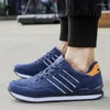 Casual Shoes Running Athletic For Men Leather Causal Light Lace-Up Flats andas Sneakers Outdoors Mens Gym Shoe