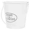 Vase Tin Bucket Flower Pot Bathroom Decorationsクリエイティブ植物の花瓶の鉄のオフィス多肉植物新鮮な装飾ビンテージメタル