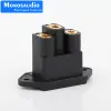 Konwerter Monosaudio IB70 (g) Pure Red Copper Power Inlet, czyste miedziane gniazdo IEC AC 250V 15A śruba śruba IEC320 C14