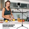 Stand Telescopic Mic Floor Metal Tripod For Flexible Tablet PC Holder Clip Swing Boom Stage Bracket Microphone Holder Microphone Stand
