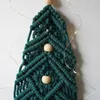 Tapestries Macrame Christmas Tree Wall Hanging Tapestry Handmade Chrismas Decoration For Living Room Kids Baby Gift Decor