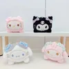 Neue japanische Stil Kuromi Cross Dressing Lucky Katze Plüsch Puppe Anhänger süße Katzenbrötchen kleine Puppenschlüsselkette