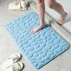 Badmatten mat ingang water absorptie deur badkamer anti-skid koraal fluweel tapijt geheugen katoen toilet snel drogen