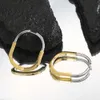 Designer Brand Lock Series Übergroße Halskettenringarmband -Ohrringe Kopfbedeckung
