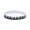 Bracelets de charme 50 PCs Piano Keys Silicone Rubber Wrist Band de 1/2 polegada de largura de pulseira de quadril