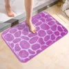 Mattes de bain Coral Velvet Porte en relief tapis pavé