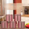 Storage Bottles Candle Tins Tea Containers Tinplate Jar Jars Diy Metal With Loose Tin For Black Lids Round Box Canister Leaf Travel