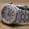 Iced Out Watch Moissanite Diamond VVS roestvrij staal VVS Custom Moissanite Watch voor mannen