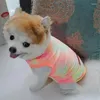 Hundekleidung Kleidung für kleine und mittlere Hunde kurzärmeligte T-Shirt-Jacke Haustier Kostüm Yorkie Chihuahua Welpenkatze Outfit Weste