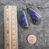 Dangle Earrings Tribal Big Oval Metal Navy Blue Drop For Women Vintage Jewelry Ethnic Silver Color Triangle Enamel