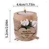 Candlers Wood Doalight Holder Wedding Baby Shower Birthday Party Party Table Table Couple d'ambiance romantique Décor