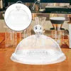 Ensembles de vaisselle pour dessert plaque à gâteau couvercle en plastique transparent assiettes pour le petit déjeuner plateau de service PP PP COUVERTURE