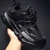 2024 Dirty Dad Shoes Triple S Track Trainers New Fashion Clowy Men and Women Designer Black Orange Ladies Walking Paris Shoe H5