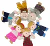 Kawaii handpop schattige knuffel pluche figuren zachte poppen poppen plueshies leer speelgoed voor baby kinderen meisjes verjaardagsfamilie cadeau 240329