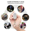 Självförsvar Siren Safety Alarm For Women Keychain med LED Light Personal Self Larm Personlig säkerhet Nyckelring Alarm