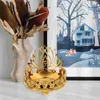Bandlers Lotus Lampe Base Mariage Trime en métal Trimtop Hollow Hollow Home Bandleholder Decoration Decoration