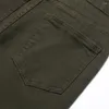 Herren Jeans Street Löcher Bettler dünne Qualität von guter Qualität, schmaler Jogging Bleistift Jeanshose,