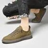 Chaussures décontractées Menties Summer Footwear Luxury Luxury Flats Goine Suppine Shoe Tend Board Running for Men