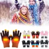 Cycling Gloves Women Men Can Enable Screen Warm Knitted Mittens Winter Keep Knitting Waves Splicing Golves Students Outdoor