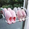 Hangers Good Bearing Capacity Rust-proof Even Drying Wide Application Clothes Rack Shoes Shelf Balcony Supply