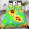 Bedding Sets Beautiful Flowers 3D Printed Set Duvet Covers Pillowcases Comforter Bedclothes Bed Linen