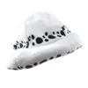 Parti Malzemeleri Brdwn Cosplay Trafalgar Law Spotty Cap Yumuşak Peluş Şapka Beanies