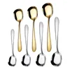 Defina de utensílios de jantar design ergonômico de prevenção de ferrugem de fundo plano conjunto de cozinha Segurança Durável aço inoxidável fácil de limpar