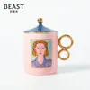 Canecas | TheBeast/Fauvism Matisse Série de xícara de café China Bone um presente de aniversário