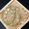 Figurines décoratives Facette Citrine Naturel Bracellet Bracelet Gemone Crystal Reiki Guérison Fengshi Bijoux Gift 1PCS