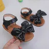 Childrens Sandals Summer Bow Soft Sole Beach Shoes Girls Kids Flats Peuter Children's Sandal Girl Shoes 240328