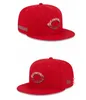 2024 Cincinnat "Reds" Baseball Snapback Sun Caps Champions Champions World Series Men Women Football Chapeaux Snapback Strapback Hip Hop Sports Hat Mix Order A3