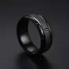 Fashion Designer Jewelry For Men Women Couple Rings Stainless Steel Classic Anniversary Engagement Party Wedding jewelry gift 8mm