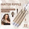 Kemei Professional Curling Hair Tools Iron Ceramic Triple Barrel Hair Styler Hair Waver Styling Hair Curlers Tools 240327