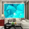 Fonds d'écran Fashion Bright Technology Irrégulet Triangular Cool Living Room Wall Profession Profession Fond Papin de peint Mural PO personnalisé