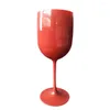 Mugs 1pc Plastic Goblet 401-500ML Champagne Cups For Wedding Party Banquet Beer Whiskey 3 Color Cup