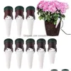 Tuinslangen Groothandel-keramische Matic Watering Spikes Plant DRIP Irrigation Appliance voor binnen- en buitensysteem Drop Delivery Sport DHO4D