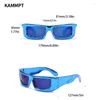 Güneş Gözlüğü Kammpt Y2K Sargı Yuvarlak Erkekler 2024 Metalik Rim Açık Hava Spor Kadınları Gölgeleri Modaya Marka Tasarımı Vintage UV400 Gözlük