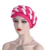 Vêtements ethniques Soft Elastic Halo Turban Cap pour les femmes tressé la tête africaine enveloppe le chair de botté