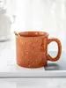 Tazze tazze di grande volume di grande volume scandinavo in stile da caffè retrò tazza di latte per la colazione in ceramica