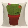 Pillow Fashion Africa Tropical Plant Covers Cactus Pillowcase Seat Decor Car/Chair/Office Sofa Decoration Custom