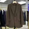 Giacche per blazer a petto singolo a petto da donna per donne eleganti abiti multicolori coreani da femmina Autunno Primavera Autunno 2024