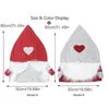 Couvre-chaise 2pcs Christmas Santa Hat Dining Back Cover pour 2024 ans