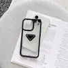 iPhone 14 13 12 11 Pro Max 13Pro Luxury Case Protection Cover用の透明なバックプレートプレートレンズリングデザイナー電話ケース