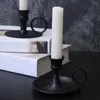 Candle Holders Tapered Candles Candlestick Stand Sticks Wedding Candleholder Metal Retro Iron Stands &