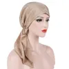 Mode muslimische Frau Innere Hijabs Hüte Turban Head Cap Hut Beanie Ladies Haarzubehör Muslim Schalhaar Haarausfall 240403